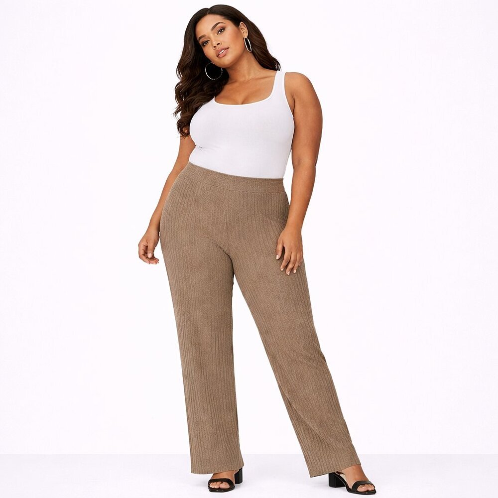 Grace Elements pants tan pin strip  Size: 12